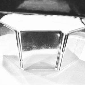 Tiffany & Co vintage Sterling Folding mini Triple Frame w/bag box & pouch